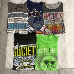 5 Society Tees
